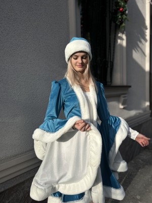 Снегурочка - платье бархатное ПРОДАЖА