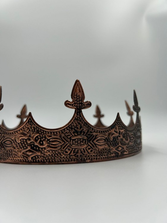 Корона короля медная металлическая
