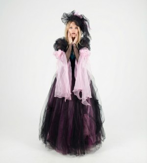 Костюм черно-розовый - Интригантка