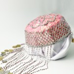 Феска узбекская розовая 