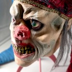 Маска Шут с колпаком латекс Маска Шут с колпаком латекс