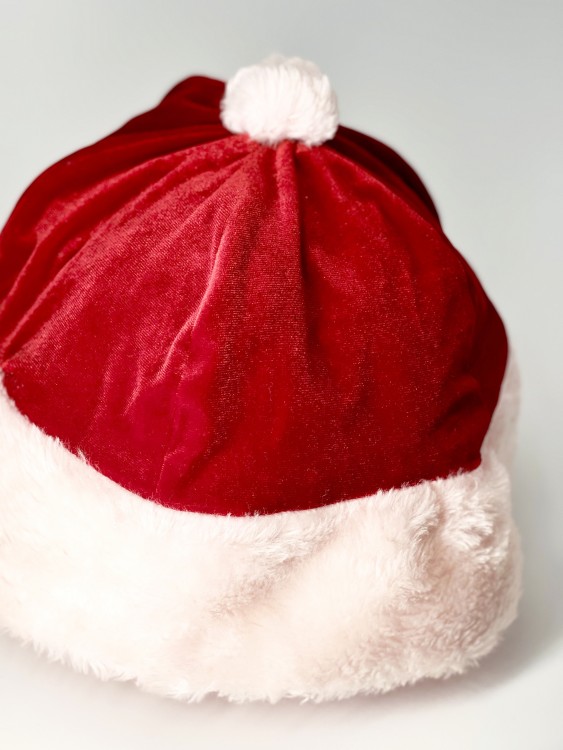 Шапка Деда Мороза с бубоном 