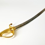Сабля золото-черная в ножнах Сабля золото-черная в ножнах
