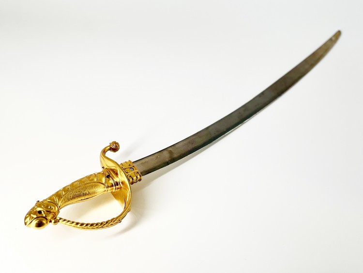 Сабля золото-черная в ножнах Сабля золото-черная в ножнах