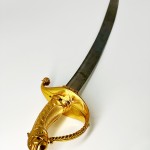 Сабля золото-черная в ножнах Сабля золото-черная в ножнах