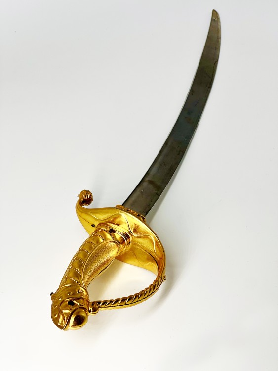 Сабля золото-черная в ножнах Сабля золото-черная в ножнах