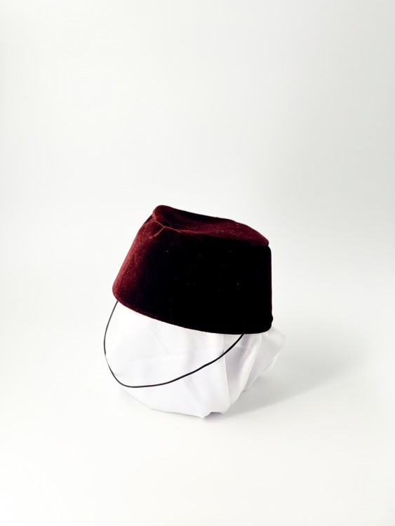 Феска восточная баклажан без вышивки Феска восточная баклажан без вышивки