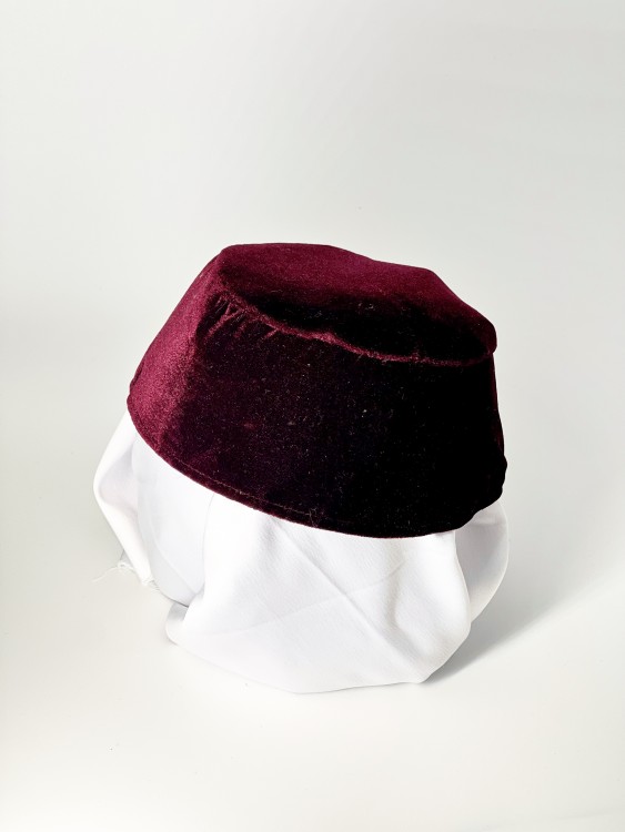 Феска восточная баклажан без вышивки Феска восточная баклажан без вышивки