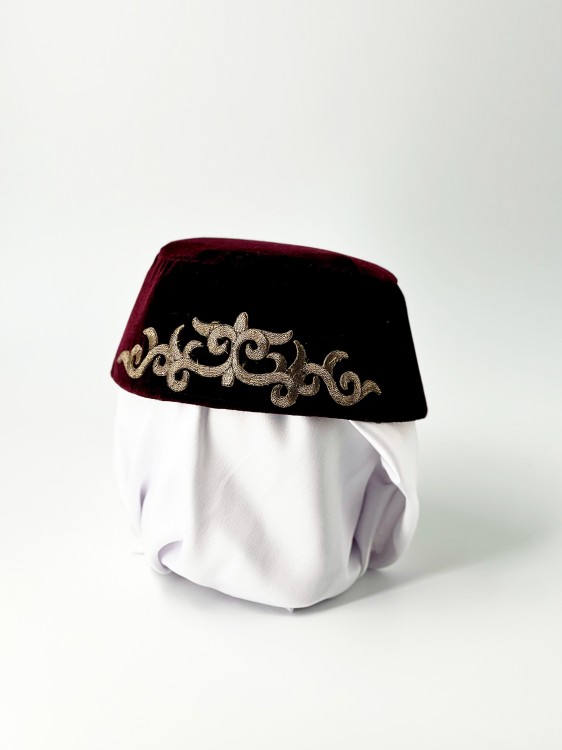 Феска восточная баклажан с вышивкой Феска восточная баклажан с вышивкой