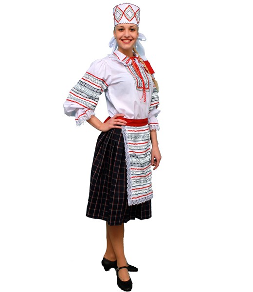 Женский национальный костюм белоруссии фото