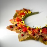 Обруч Осени (листья, божьи коровки, ягоды, цветы)