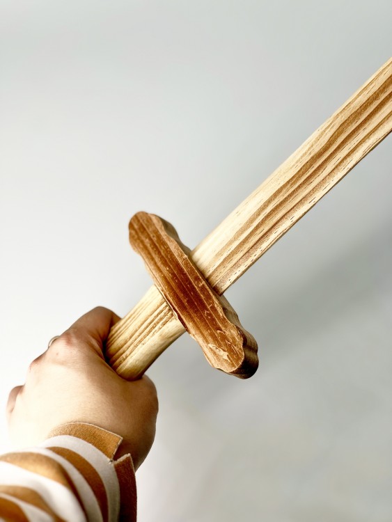 Меч воина длинный деревянный Меч воина длинный деревянный