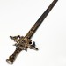 Меч - состаренная бронза, пластик