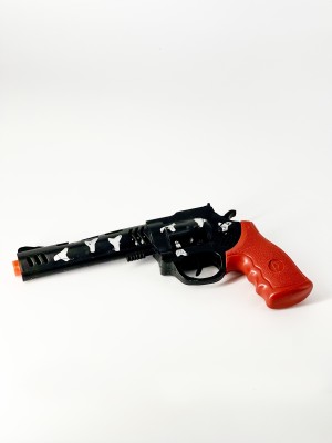 Пистолет с красной рукояткой