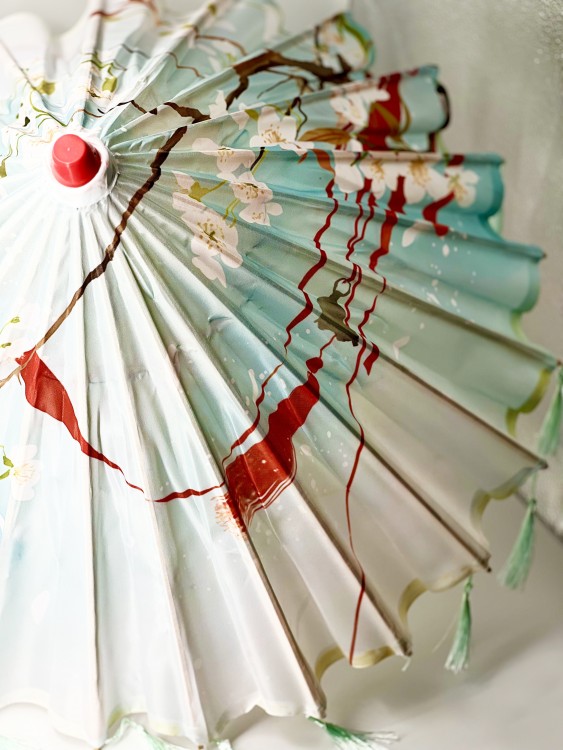 Зонтик Китайский большой мятный Зонтик Китайский большой мятный