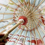 Зонтик Китайский большой мятный Зонтик Китайский большой мятный