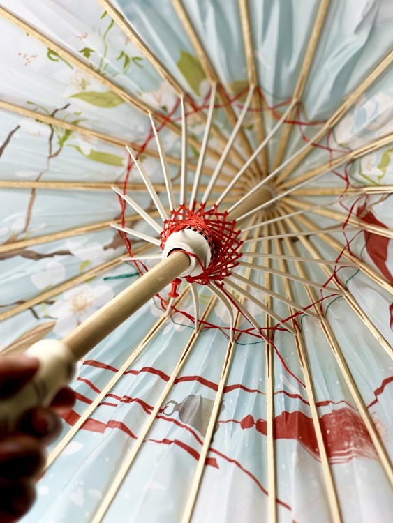 Зонтик Китайский большой мятный Зонтик Китайский большой мятный