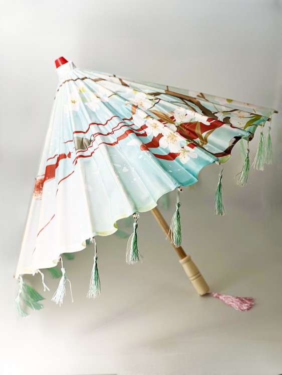 Зонтик Китайский большой мятный Зонтик Китайский большой мятный