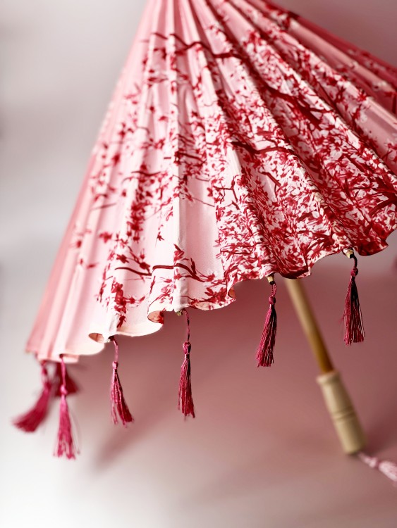 Зонтик Китайский большой малиновый/розовый Зонтик Китайский большой малиновый/розовый