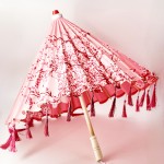 Зонтик Китайский большой малиновый/розовый Зонтик Китайский большой малиновый/розовый