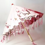 Зонтик Китайский большой розовый Зонтик Китайский большой розовый