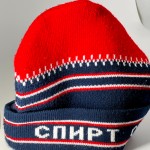 Шапка 90-е сине-красная
