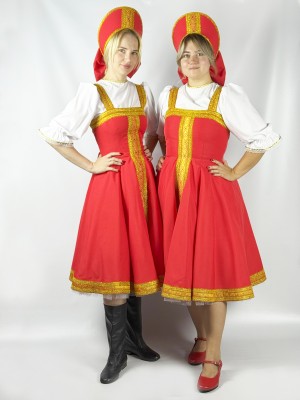 Русский народный женский костюм