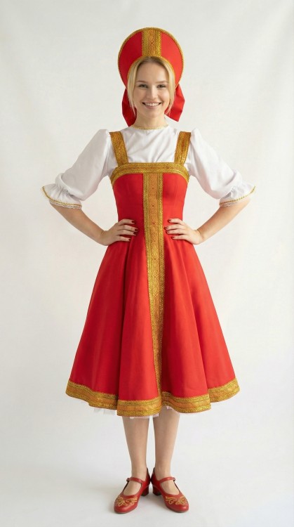 Русский народный женский костюм