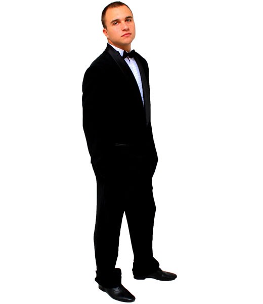Классический мужской костюм черный купить, взять на прокат в ...