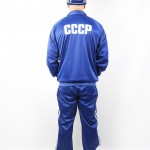 Спортивный костюм СССР мужской, сине-белый