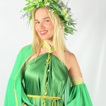 Платье зеленое 