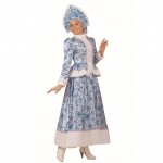 Карнавальный костюм Снегурочка гжель ПРОДАЖА
