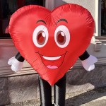 Сердце джентельмен надувное