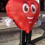 Сердце джентельмен надувное
