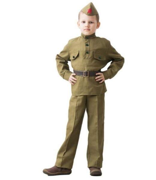 Военный мужской костюм